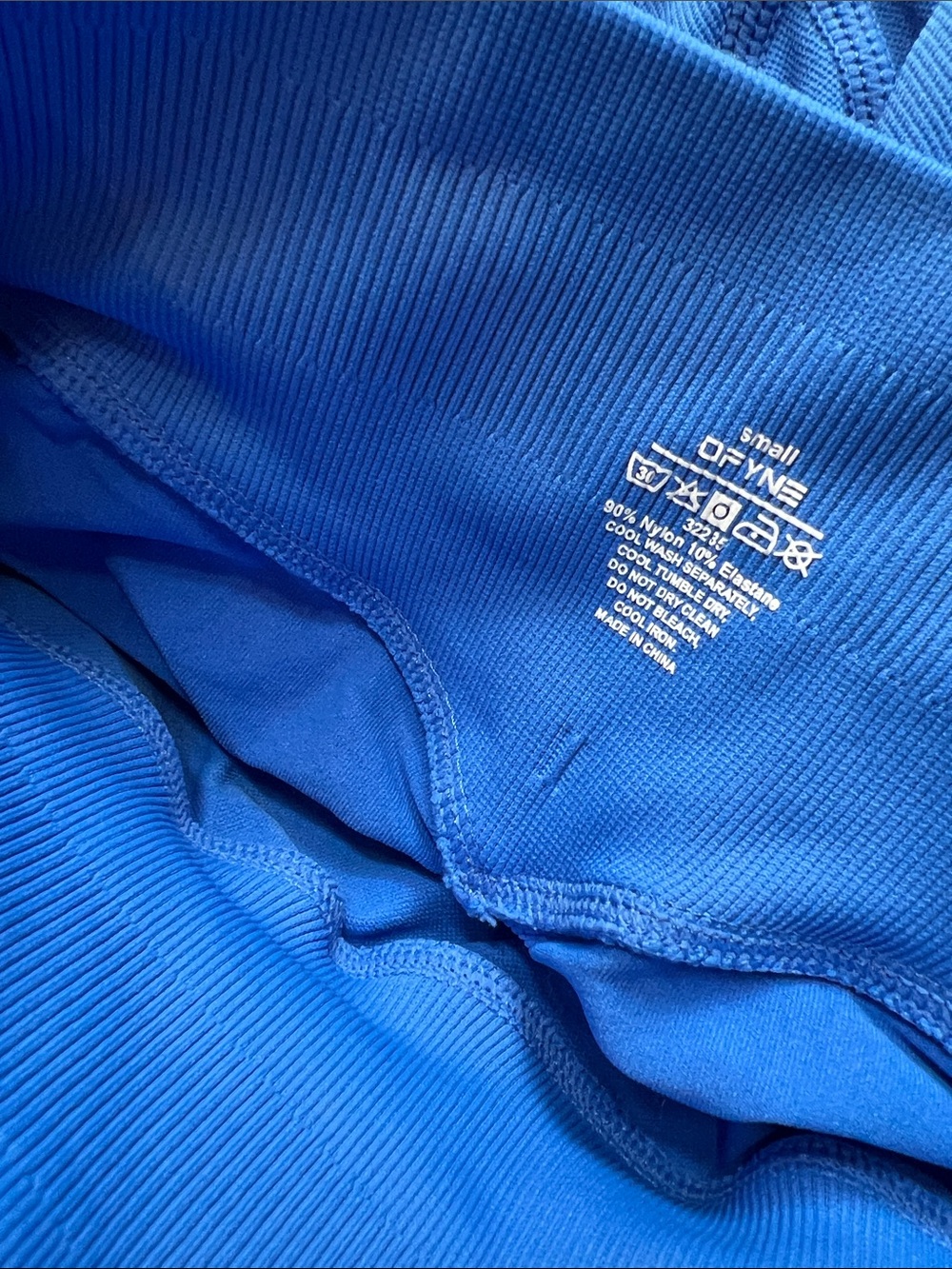 DFYNE Impact Leggings in Royal Blue - Picture 5 of 8